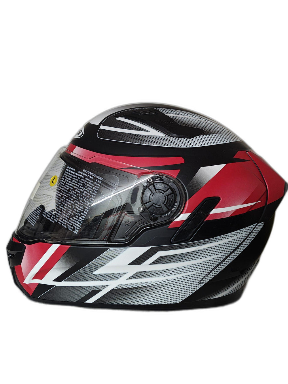 ZEUS BLACK-RED HELMET