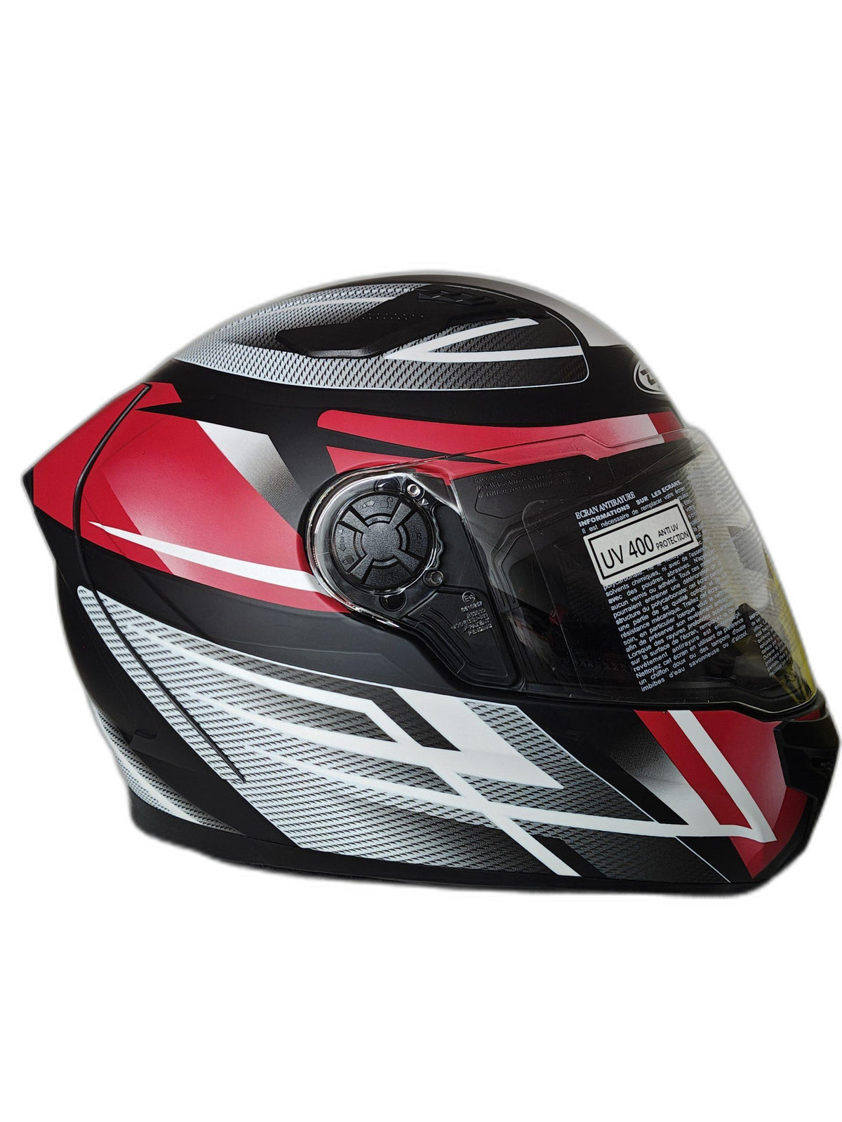 ZEUS BLACK-RED HELMET