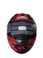 ZEUS ZS BLACK-RED HELMET