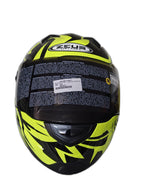 ZEUS FLUE YELLOW- BLK HELMET