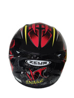 ZEUS ZS BLACK-RED HELMET