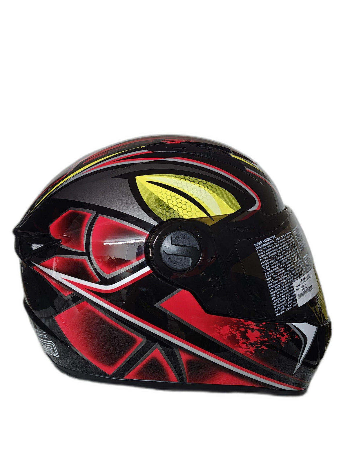 ZEUS ZS BLACK-RED HELMET