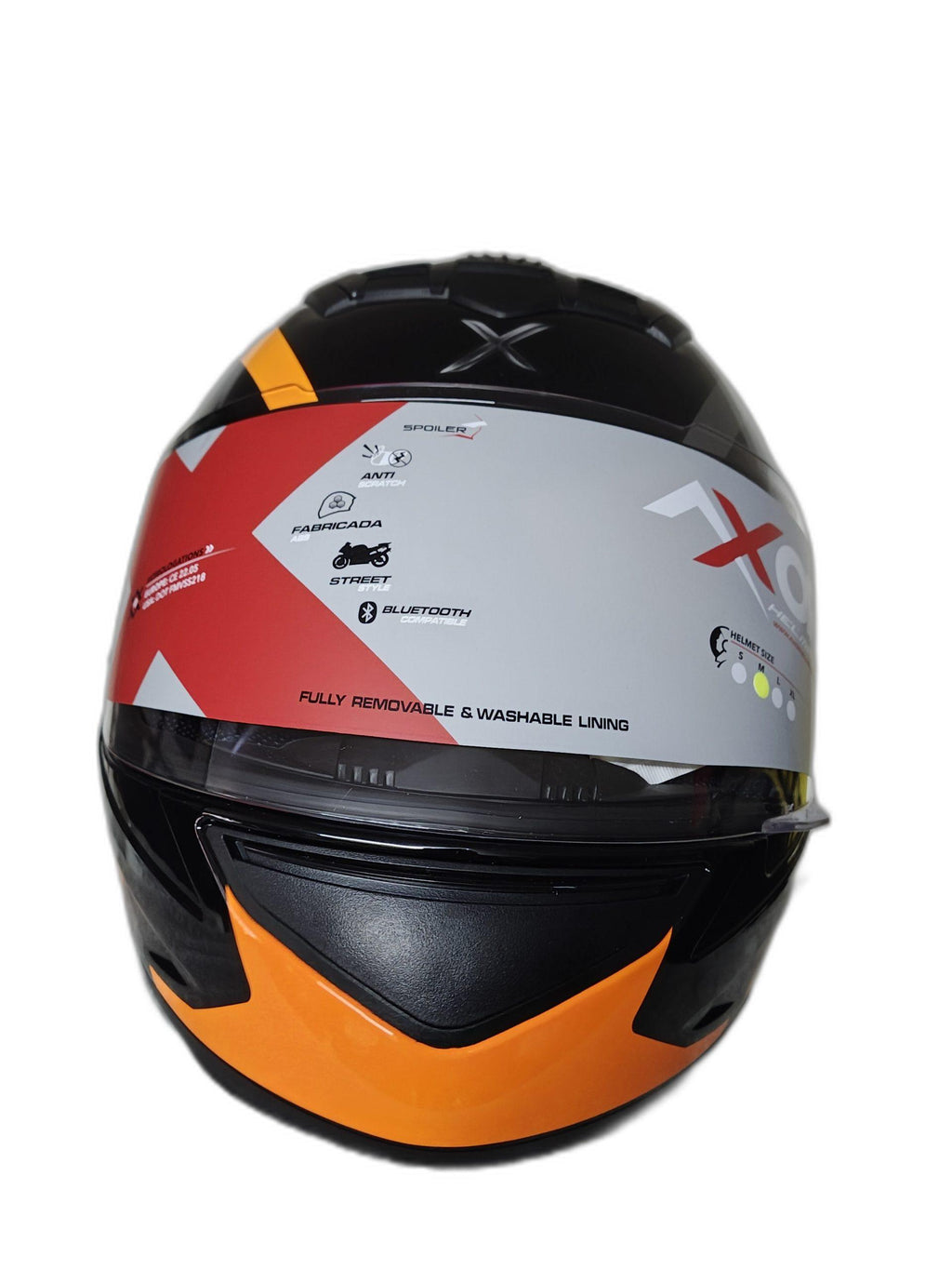 AXOR BLACK ORANGE HELMET