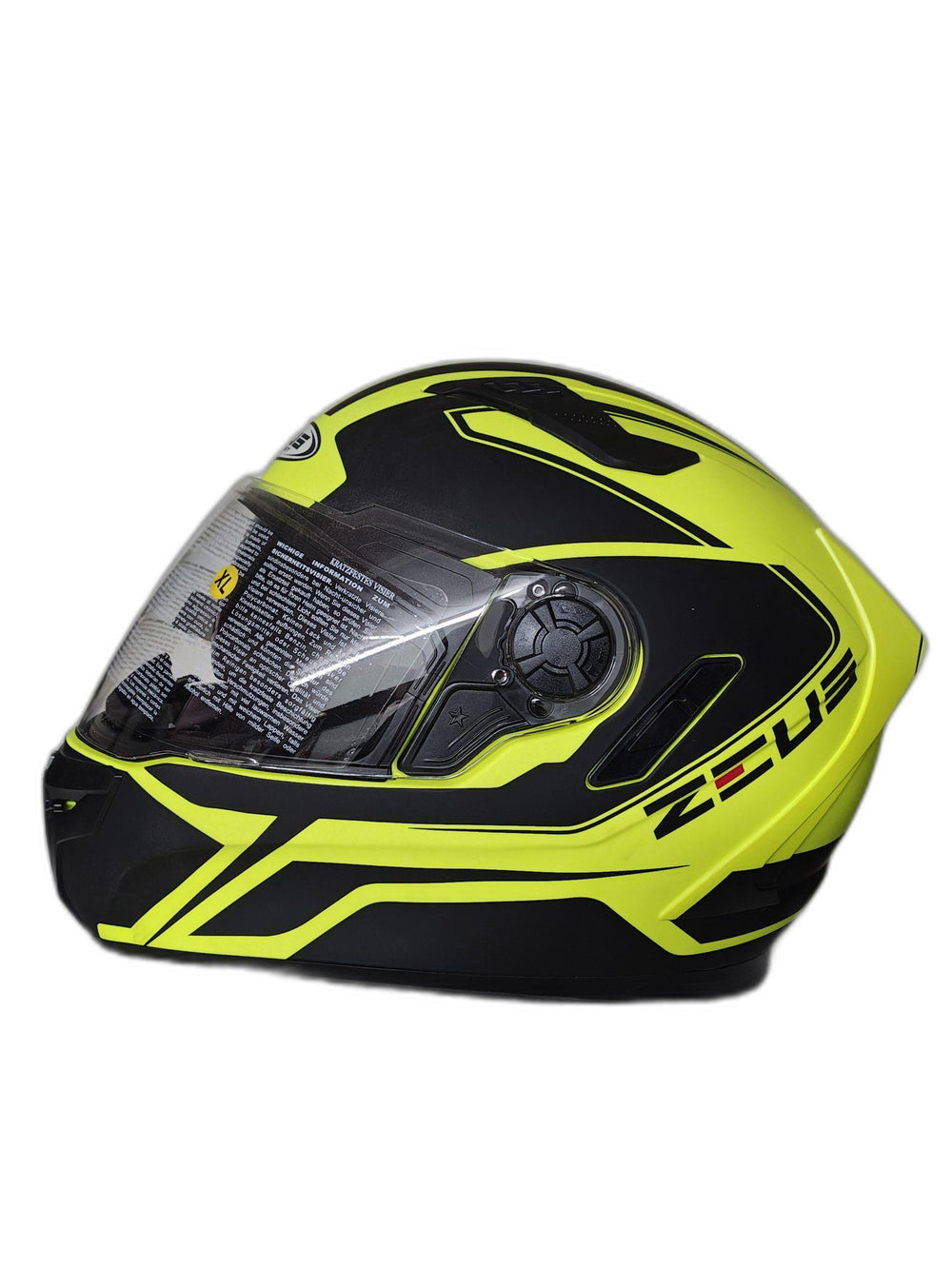 ZEUS MATT FLUO YELLOW HELMET