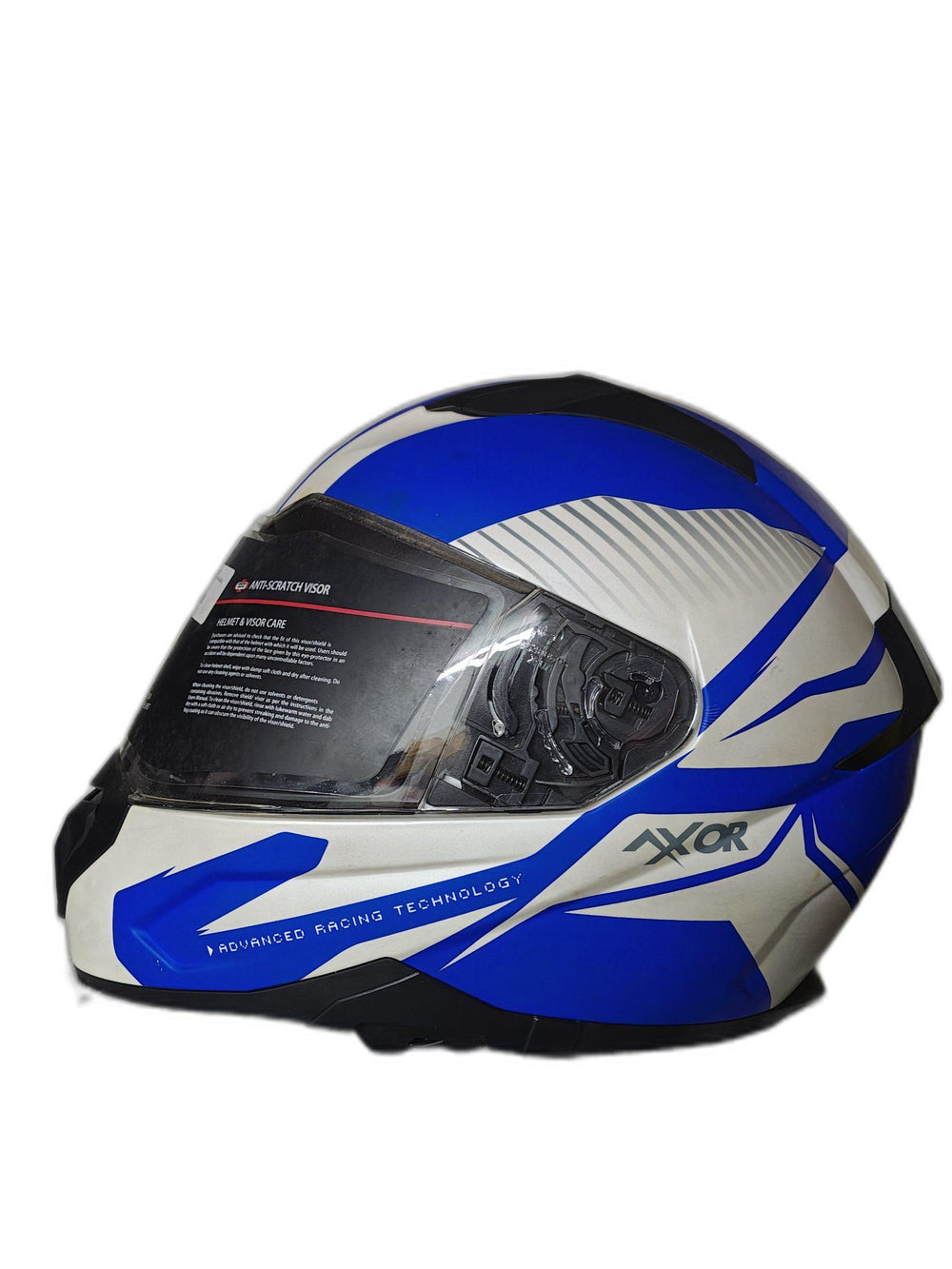 AXOR MATT PEARL WHITE-BLUE HELMET