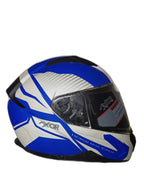 AXOR MATT PEARL WHITE-BLUE HELMET