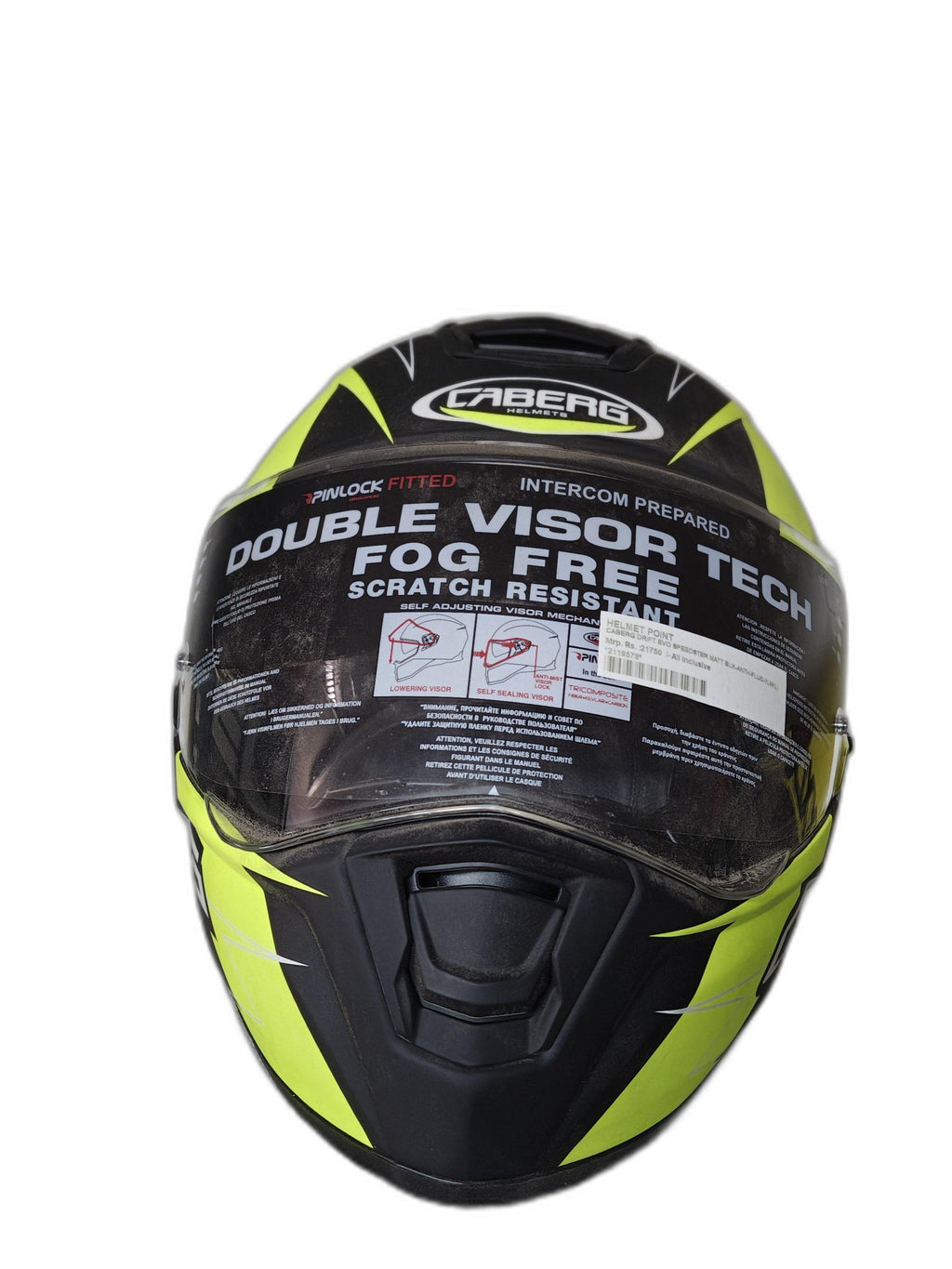 CABERG DRIFT EVO SPEEDSTER MATT-BLK FLUO YELLOW HELMET