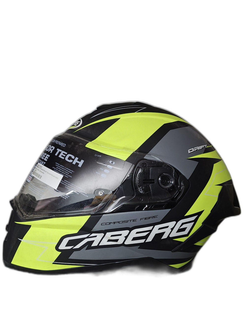 CABERG DRIFT EVO SPEEDSTER MATT-BLK FLUO YELLOW HELMET