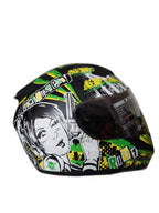THH PISTOL MAT WHITE YELLOW GREEN HELMET