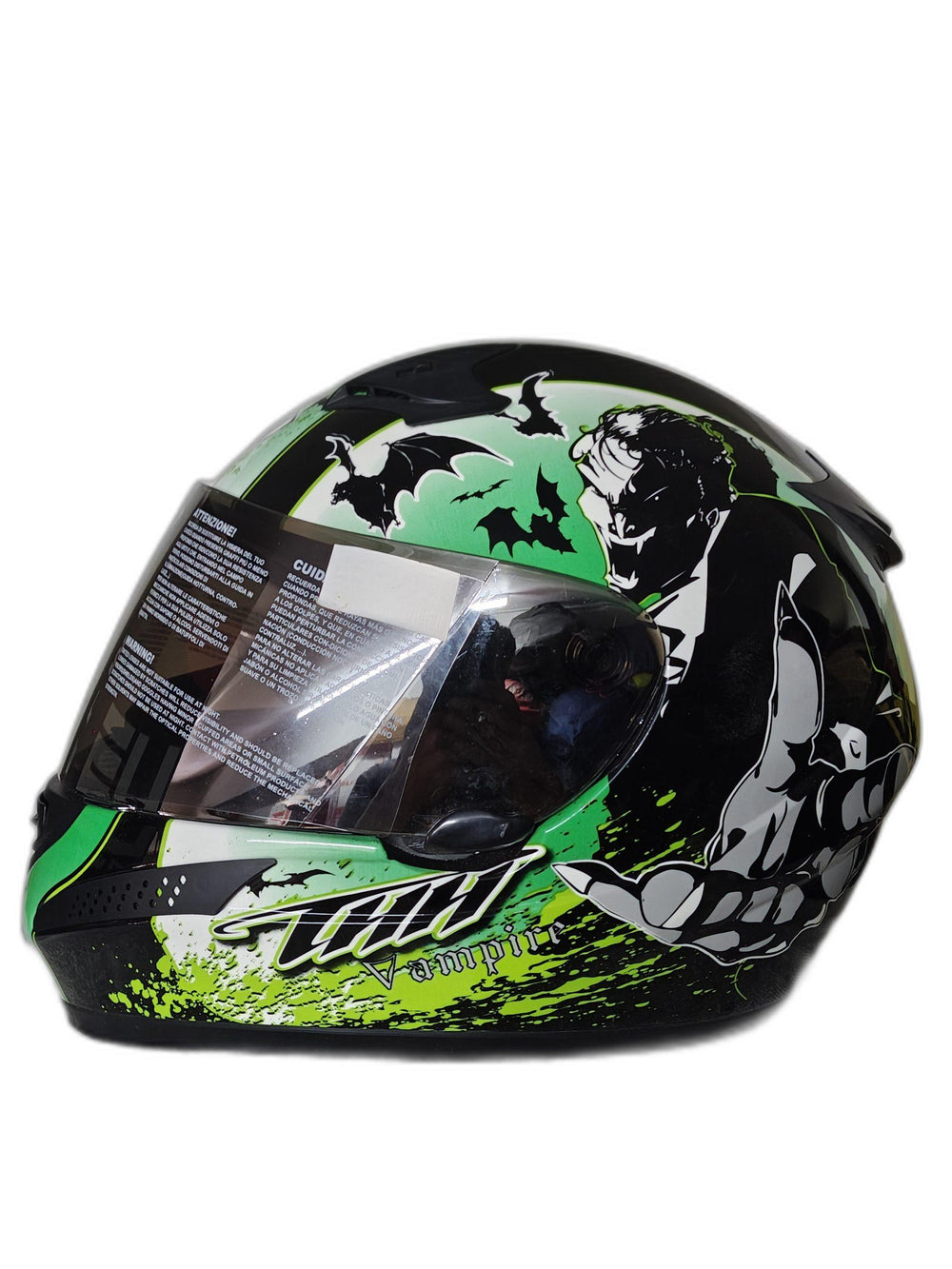 THH GREEN VAMPIRE HELMET