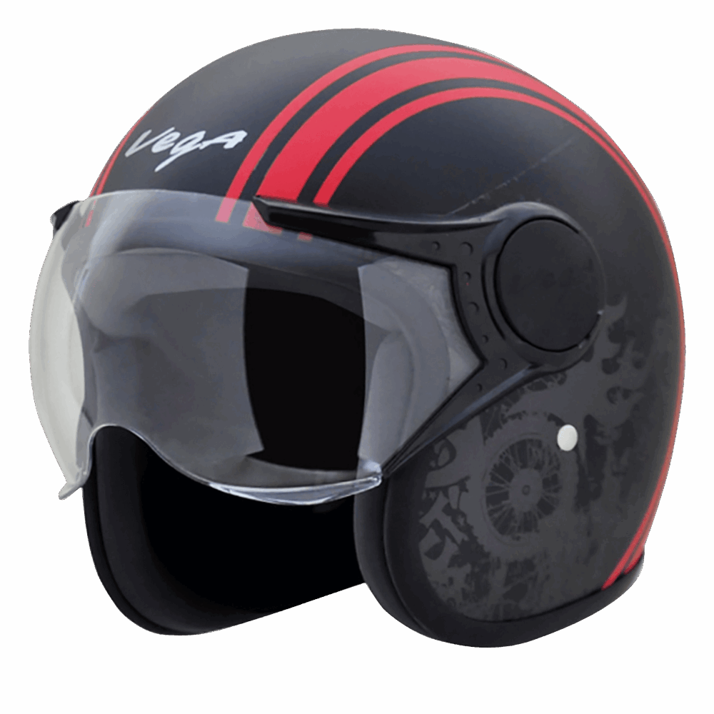 Jet Old School WVisor Helmet image 10
