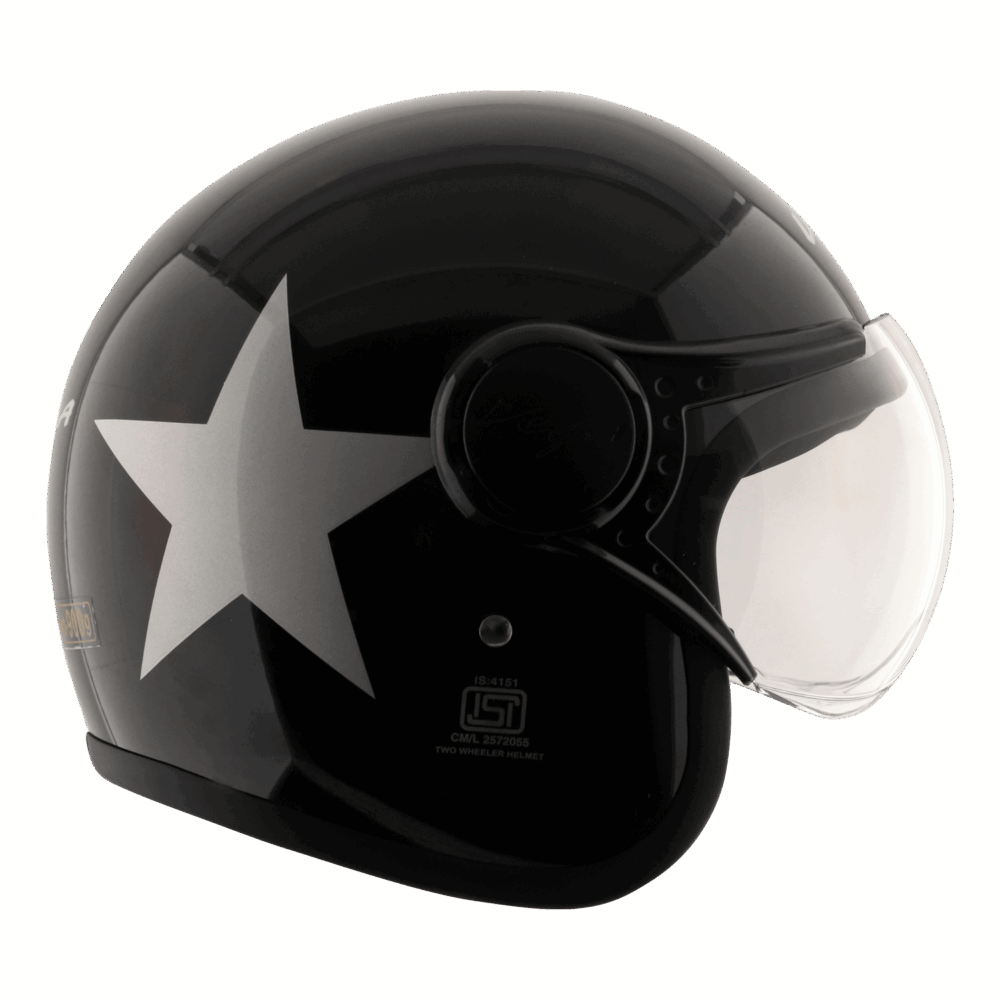 Jet Star W/Visor Helmet image 7