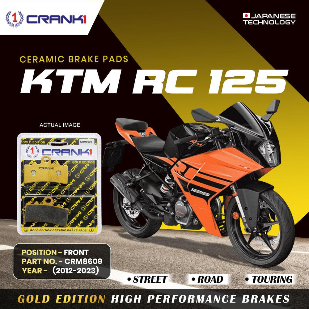 Ceramic Brake Pads For KTM RC 125 (2012-2023) - Front - CRM8609