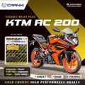Ceramic Brake Pads For KTM RC 200 (2012-2023) - Front - CRM8609
