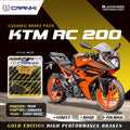 Ceramic Brake Pads For KTM RC 200 (2012-2023) - Rear - CRM359
