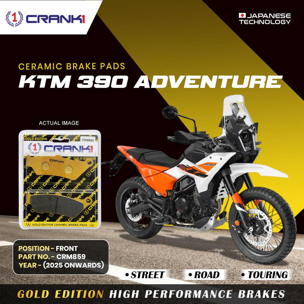 Ceramic Brake Pads For KTM 390 Adventure (2025 Onwards) - Front - CRM859
