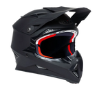 KYT MX Jumpshot Plain Gloss Black Helmet