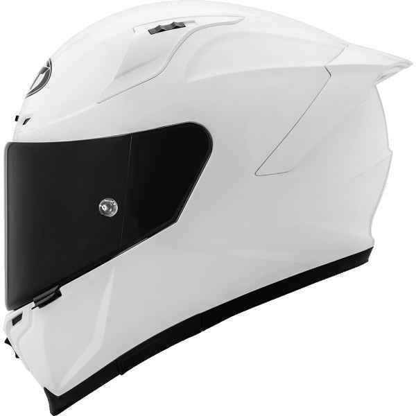 KYT Striker Plain Gloss White Helmet