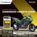 Ceramic Brake Pads For Kawasaki Versys 1000 - Front - CRM443 - 2 Sets