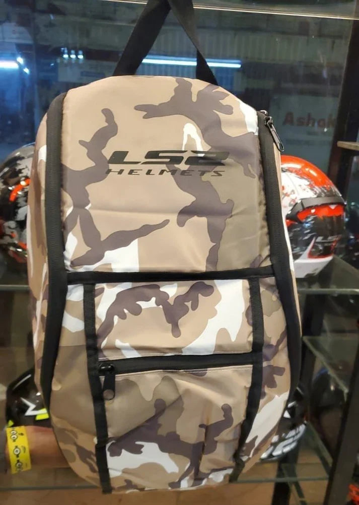 FF800 STORM II DODGER BLACK HI VIZ ORANGE + LS2 HELMET BACK PACK FREE
