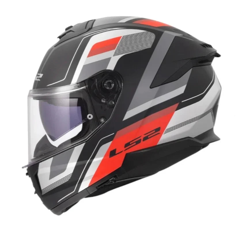 FF320 STREAM II VINTAGE MATT BLACK GREY RED-06