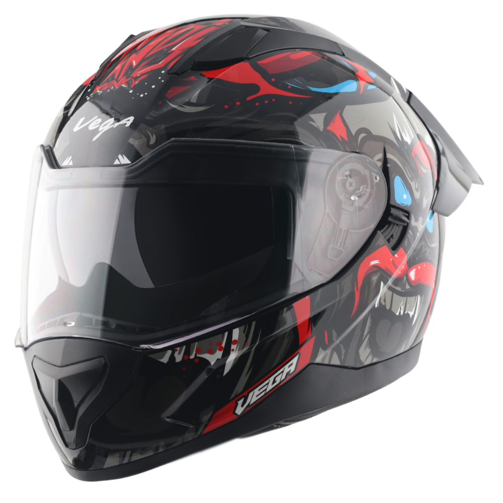 Rapid DV Mandy Monkey Helmet with Spoiler and extra Smoke visor image