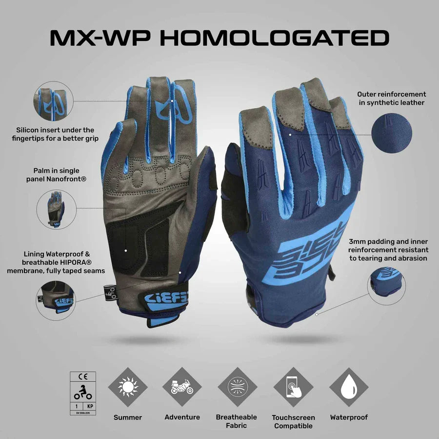 Acerbis X-WP HOMOL Gloves ( BLUE)