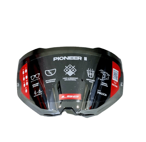 LS2 SPARE IRIDIUM BLUE VISOR  MX436 PIONEER II HELMETS