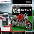 Sintered Brake Pads For Ducati Monster 796	(2010-2016) - Rear - CB662