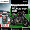 Sintered Brake Pads For Ducati Monster 821 (2014-2017) - Rear - CB662