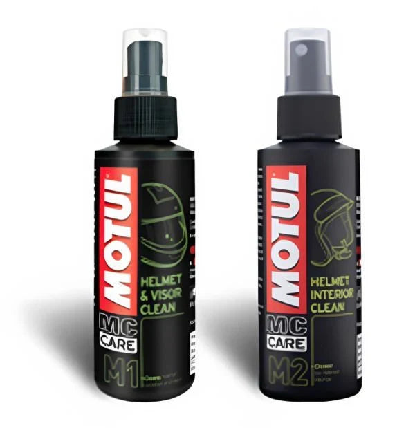 Motul M1 & M2 (Combo) Helmet and Visor Care Kit 100ml - MOTUL