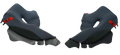 Spare Cheek Pads Set for KYT Striker Helmets