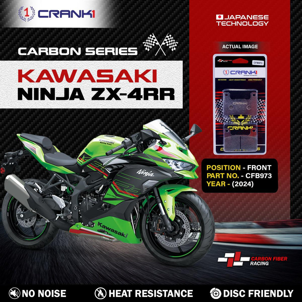 Carbon Brake Pads For Kawasaki Ninja ZX-4RR (2024) - Front - CFB973 - 2 Sets