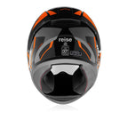 REISE Helden Helmet - Orange / Black Gloss