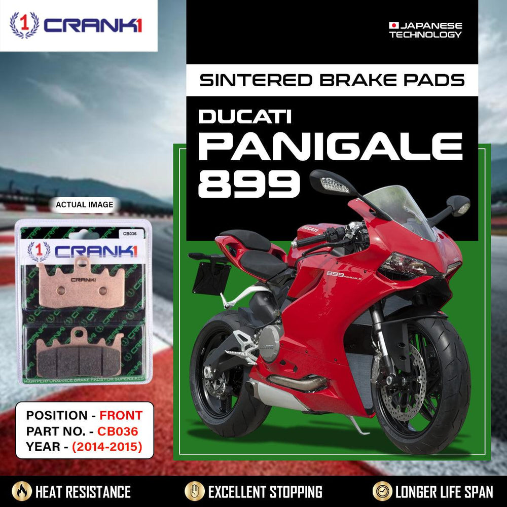 Sintered Brake Pads For Ducati Panigale 899 (2014-2015) - Front - CB036 - 2 Sets