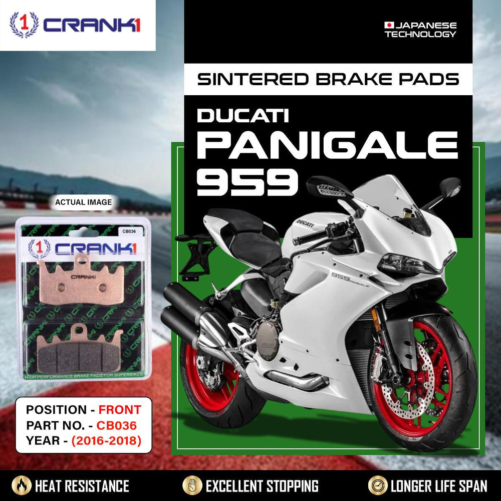 Sintered Brake Pads For Ducati Panigale 959 (2016-2018) - Front - CB036 - 2 Sets