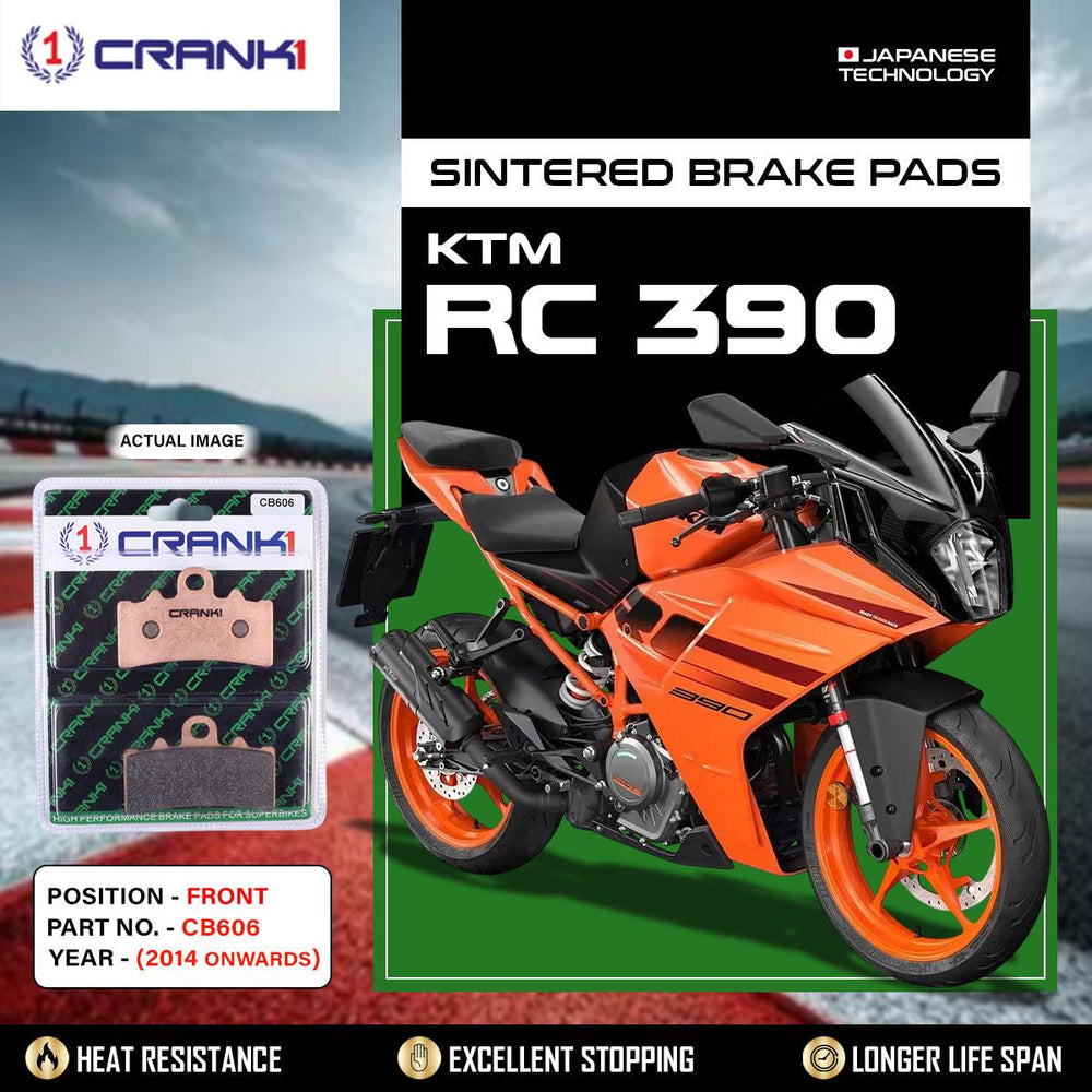 Sintered Brake Pads For KTM RC 390 (2014 Onwards) - Front - CB606