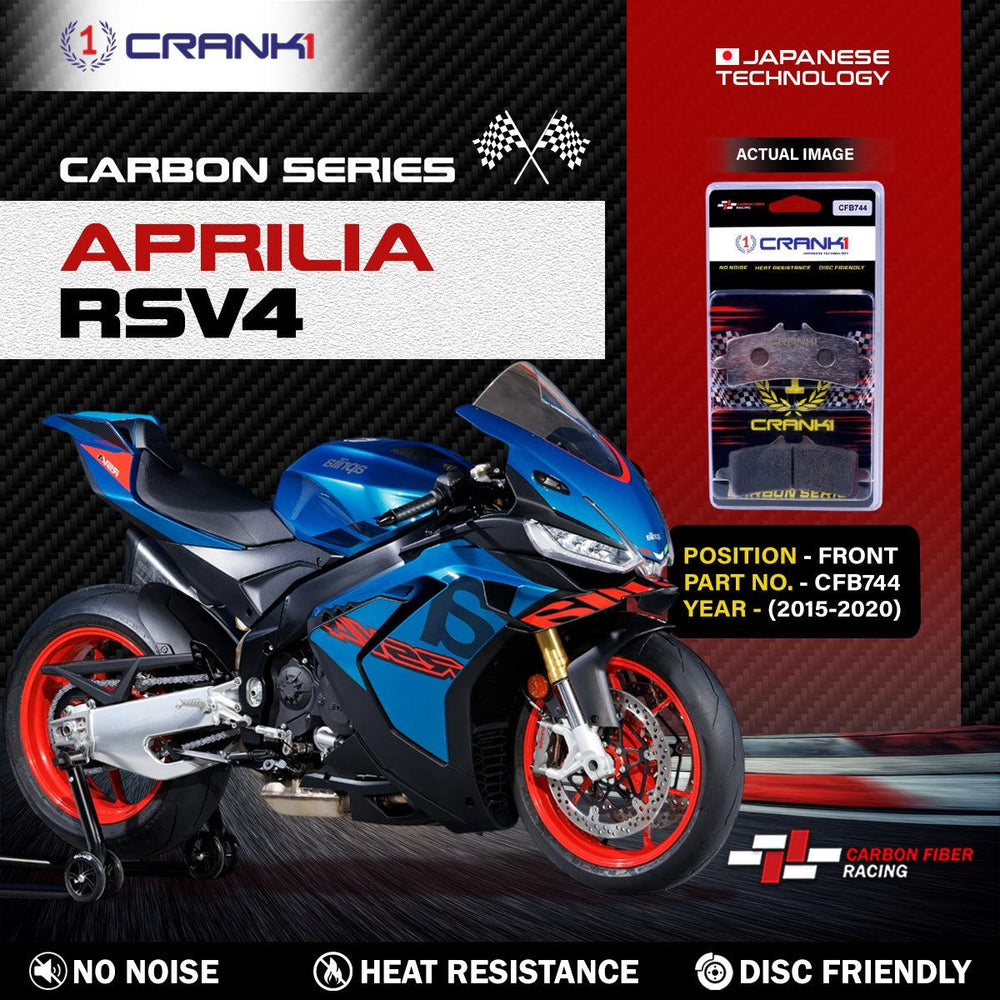 Carbon Brake Pads For Aprilia RSV4 (2015-2020) - Front - CFB744 - 2 Sets