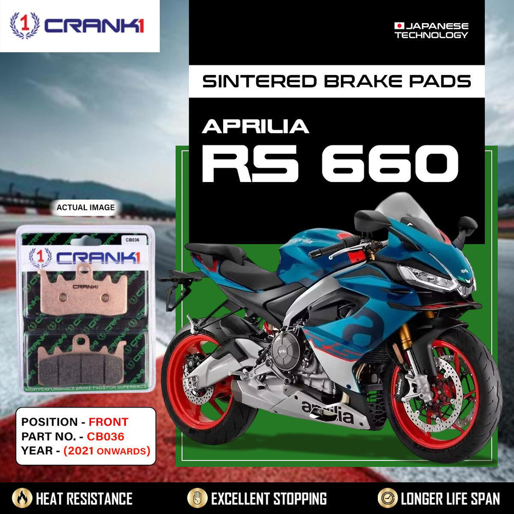 Sintered Brake Pads For Aprilia RS 660 (2021 Onwards) - Front - CB036 - 2 Sets