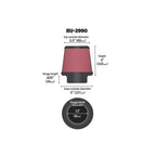 K&N Universal Air Filter (RU-2990)