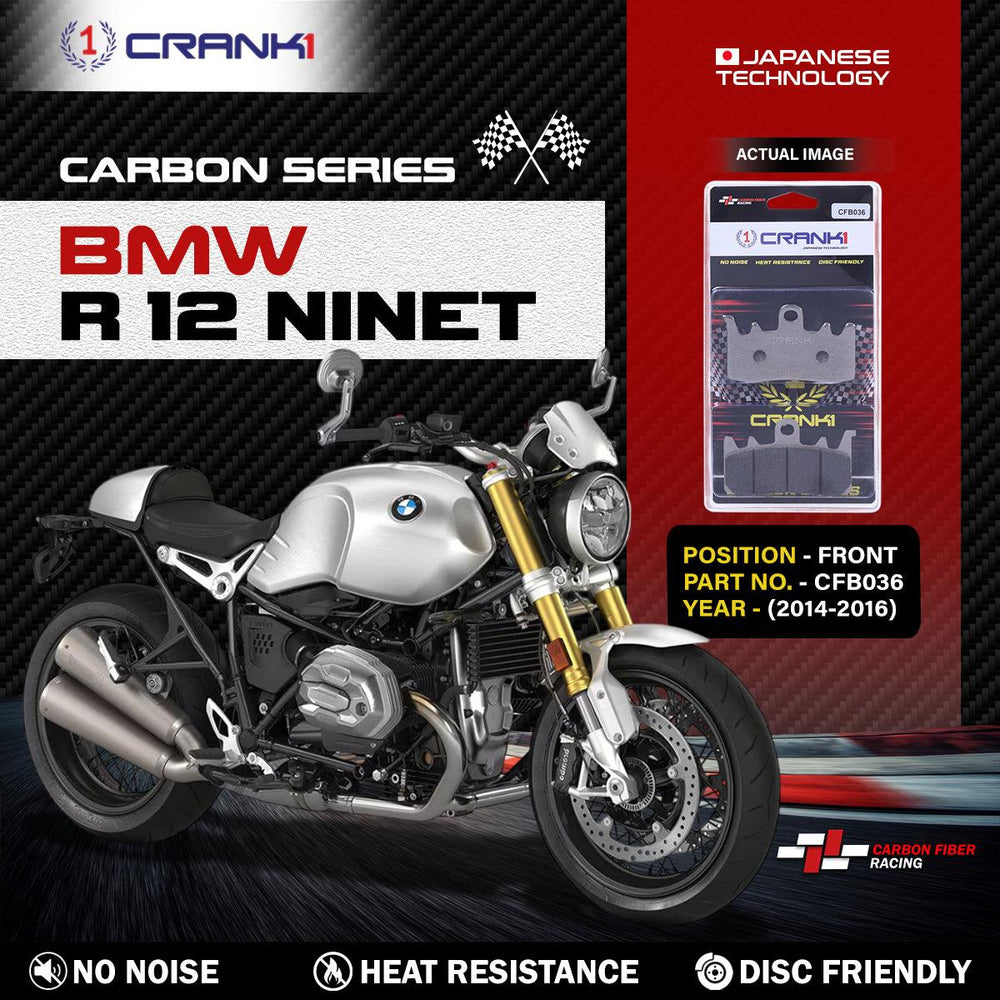Carbon Brake Pads For BMW R 12 nineT (2014-2016) - Front - CFB036 - 2 Sets