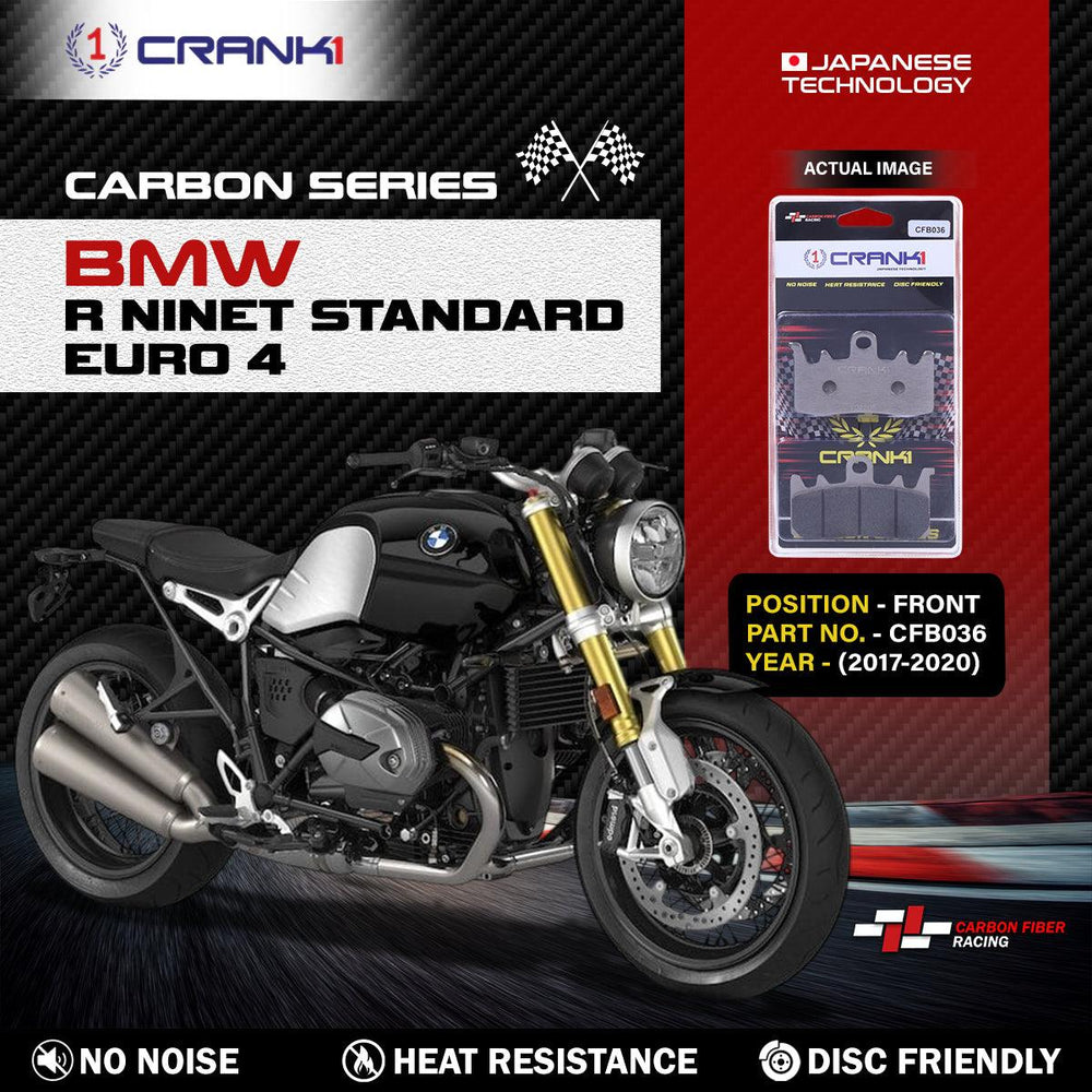 Carbon Brake Pads For BMW R nineT Standard  Euro 4 (2017-2020) - Front - CFB036 - 2 Sets
