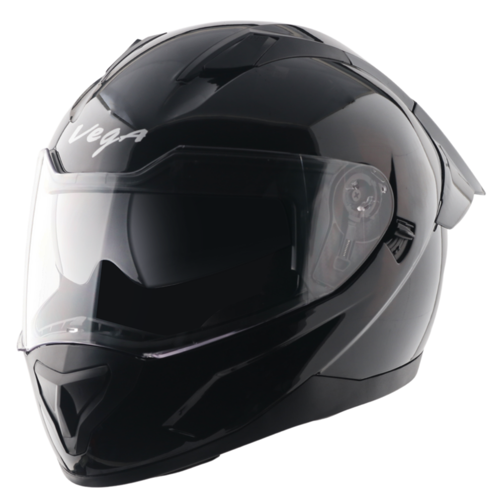 Rapid DV Solid Colors Helmet with Spoiler and extra Smoke visor image 2