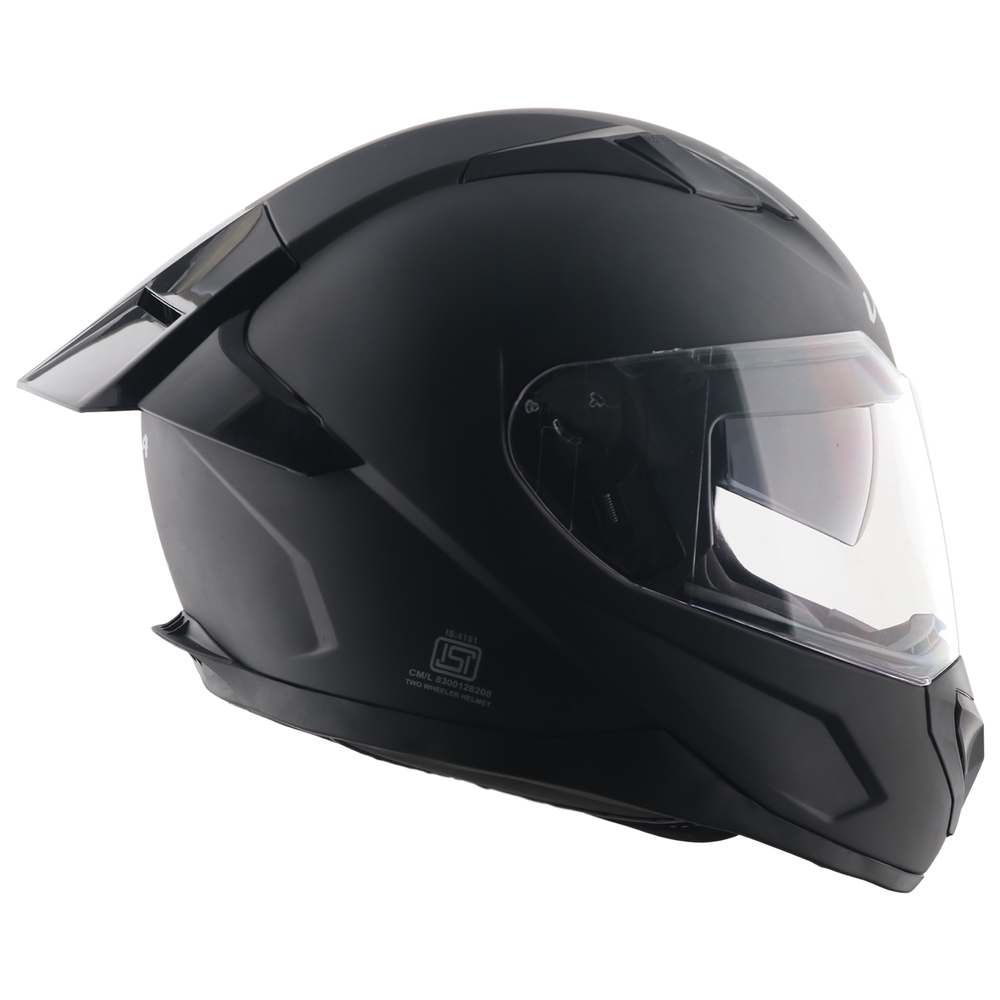 Rapid DV Solid Colors Helmet with Spoiler and extra Smoke visor image 10