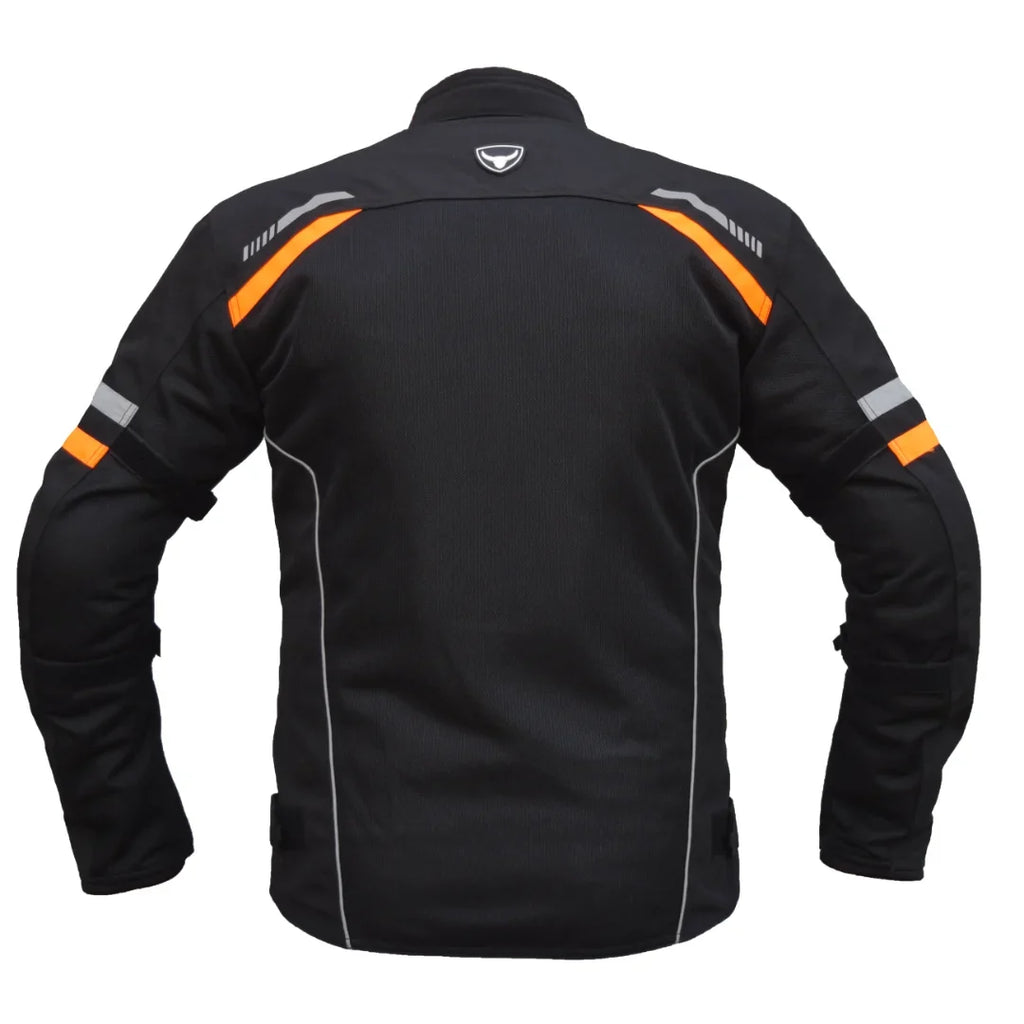 BISON RAPTOR V.2 – BLACK HI VIZ ORANGE JACKET