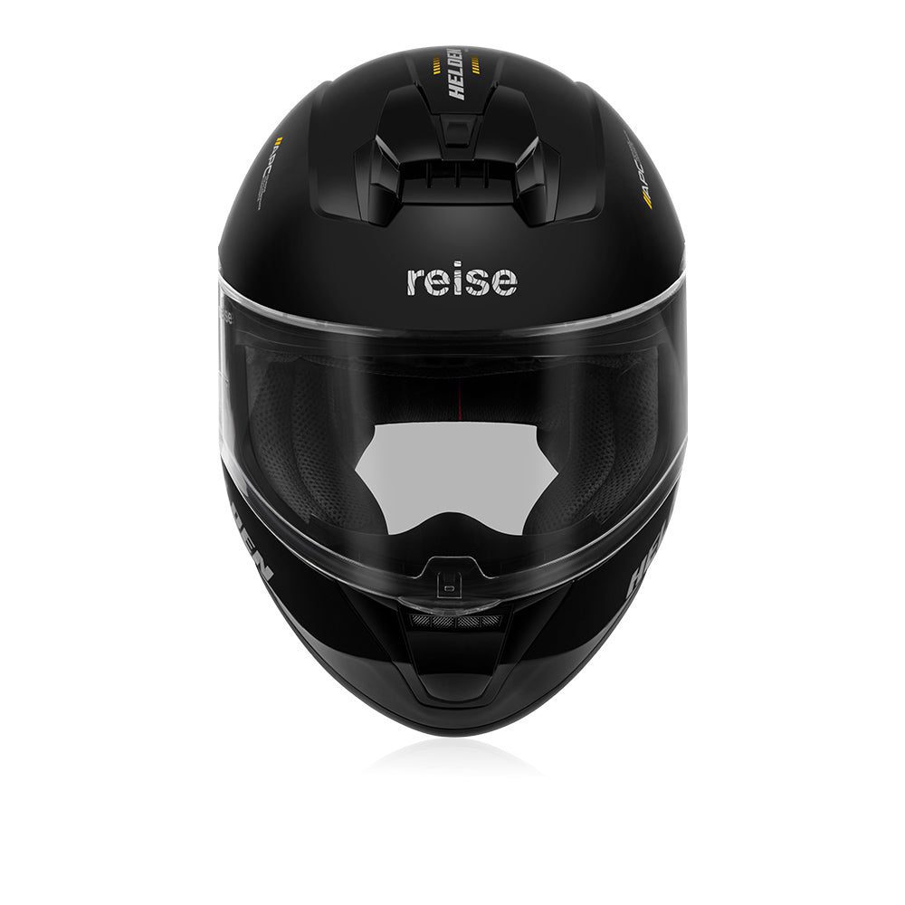 REISE Helden Helmet - Solid Black Gloss