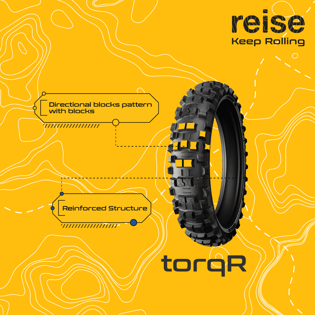 torqR 01   120/80-19  63M Rear Tubeless Tyre
