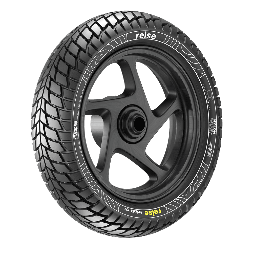 tripR 01  90/90-12 54J Front/Rear Tubeless Tyre