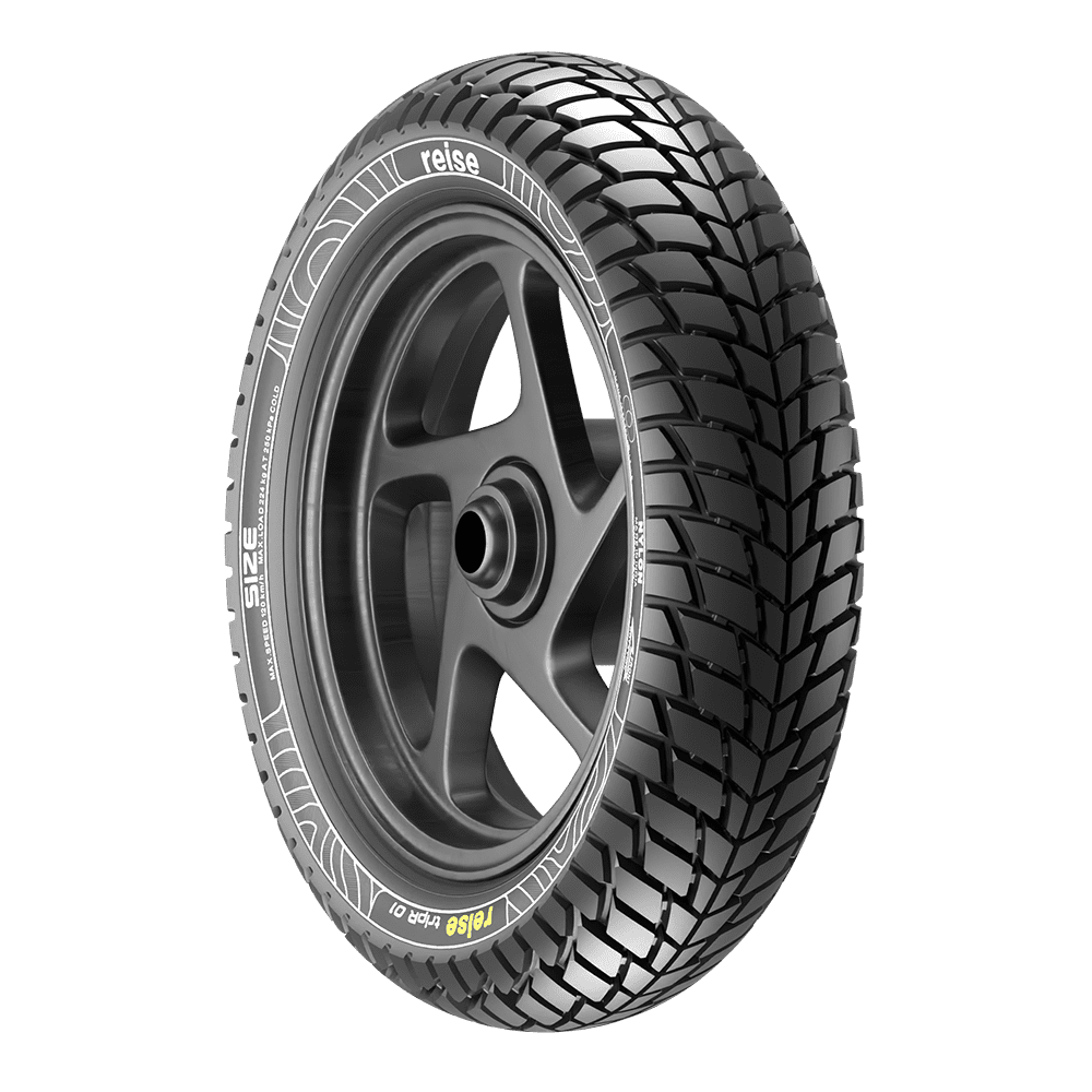 tripR 01  90/90-12 54J Front/Rear Tubeless Tyre