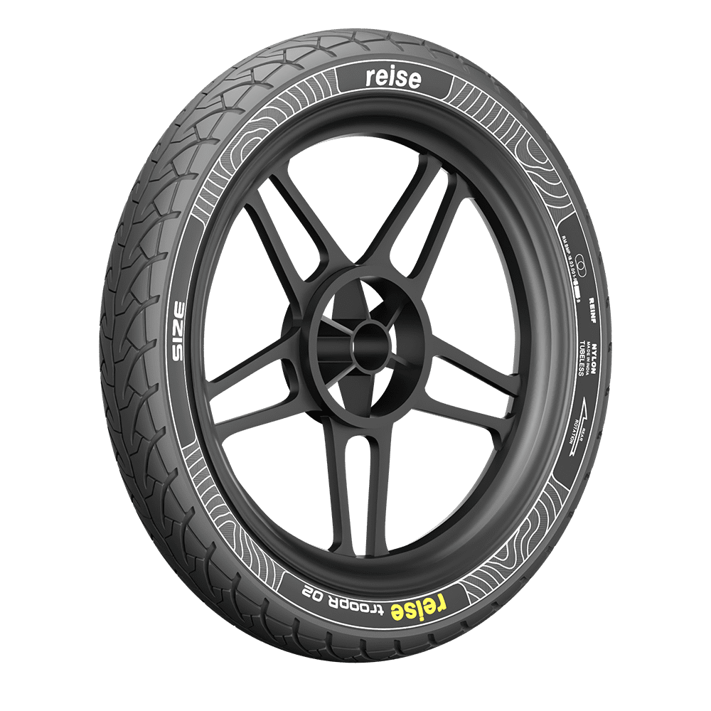 troopR 02  80/100-18 54P Rear Tubeless Tyre
